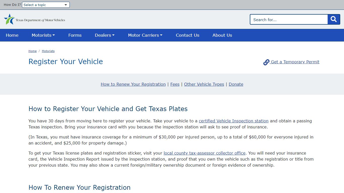 Register Your Vehicle | TxDMV.gov